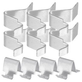Metal Shelf Clips, Adjustable Shelf Brackets, Heavy Duty Cabinet Shelf Clips for Kitchen Cabinet Bookcase (10pcs)