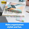 Post-it Durable Tabs, 1 in Wide, Assorted Pastel Colors (686-GRDNT),