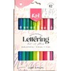 Marcadores Lettering Kiut Doble Punta (Pincel y fina) C/12 Pzas