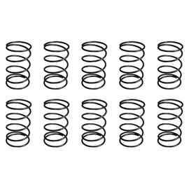 DTGN 1.2x20x30mm(DxODxL) Compression Spring - 10Pack - Good for Machinery - Spring Steel Extension Spring - Black