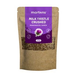 Martons Ground Milk Thistle | 300 g Milk Thistle Seeds | Milk Thistle Seeds Ground | Milk Thistle Seeds Ground | Perfect for Making Tea