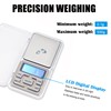 Precision Pocket Digital Gram Scale 500g x 0.01g With Tray