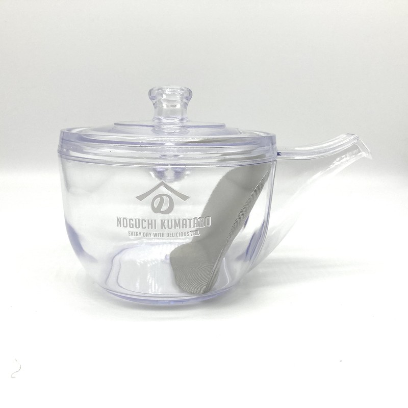 Clear Non-Breakable Tea Pot (Noguchi Kumataro Tea Garden Limited Logo),