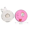 VGEBY Golf Ball Markers with Silver Golf Cap Clips 25