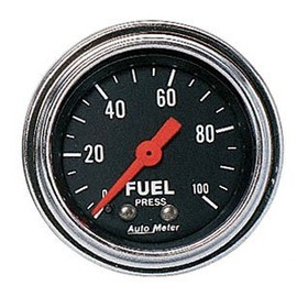 AUTO METER 2412 Traditional Chrome Mechanical Fuel Pressure Gauge