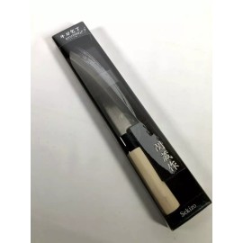 Chef Knife Sekizo Gyutou Stainless Steel Kitchen Chef Knife Natural Wood Handle Made Japan