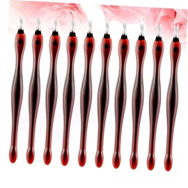 FOMIYES 40pcs Stainless Steel Cuticle Pusher and Dead Skin Trimmer Kit Durable Manicure Tools for Exfoliation and Callus Removal for Home and Professional Use Nude Packing