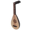 Lute Model Ornaments Simulation Pipa Chinese Guitar Stringed Instrument Decor