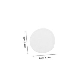 Baluue 20PCS Reusable Bamboo Fiber Makeup Remover Pads Soft Gentle Face Cleansing Rounds for Sensitive Skin Washable and Skin Friendly for Makeup Removal Tasks