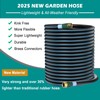 Garden Hose 100ft, Lightweight & Heavy-Duty 1/2" Water Hose, Kink-Free,