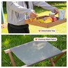 Klabelle Folding TV Tray Table - Portable Camping Side Tables