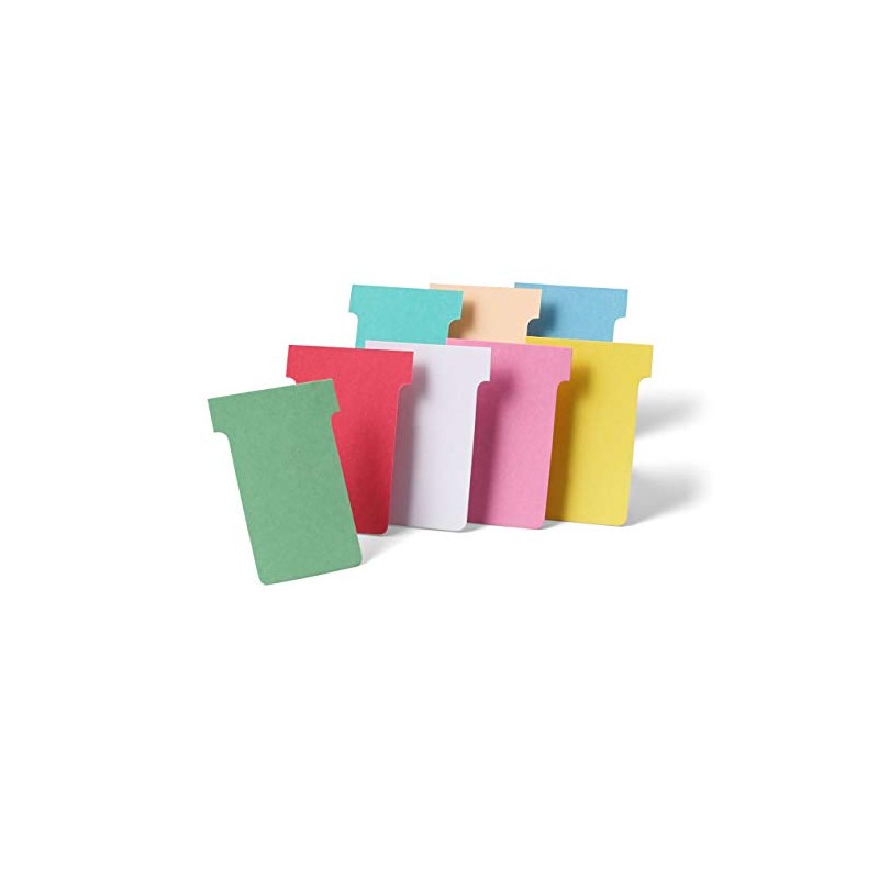 Nobo T-Cards Tab Top 15mm W124x Bottom W112x Full H180mm