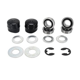 9040H 532009040 Front Wheel Bearing Bushing Conversion Kit 532124959 124959 1752171YP Compatible with Husqvarna Craftsman AYP Poulan Jonsered Snapper Simplicity Lawn Mowers AM127304 AM118315