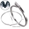 FEBRYTOLD 12 Pcs CV Boot Clamp, 6 Pcs Small and