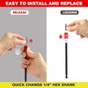 Dekton 2PC 1/4" Quick Release Bit- Fix Holder Pro -