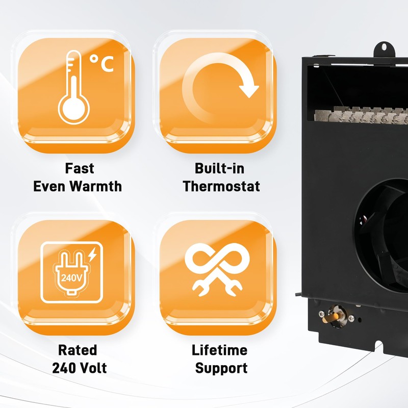 Replacement Heater Assembly for c-adet CS202T Models - Compatible with