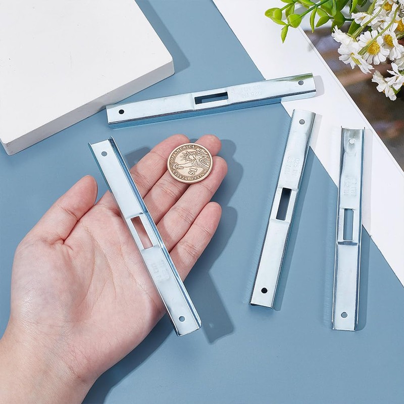 OLYCRAFT 4Pcs Portable Chainsaw Depth Gauge File Guide Tool 0.25