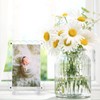 2 Pack Magnetic Clear Acrylic Scalloped Ultrasound Picture Frames with