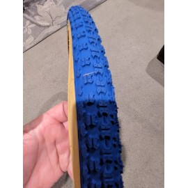 Duro ONE (1)DURO 26X 1.75 BLUE/ GUM WALL BMX, CRUISER BICYCLE TIRE &TUBE,COMP 3 TYPE