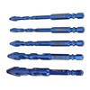 5Pcs Crooked Head Eccentric Drill Special High Strength Twist Bit