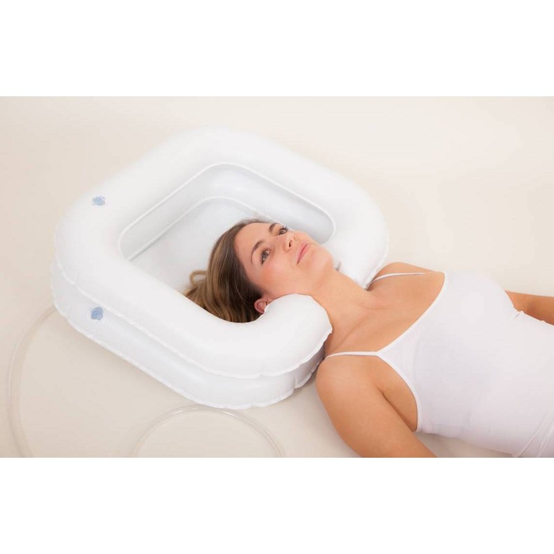 Comfort Axis Deluxe Inflatable Shampoo Basin for Elderly and Disabled