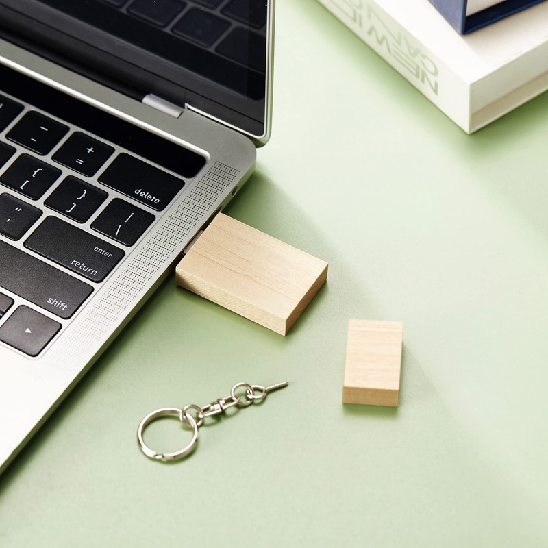 GARRULAX USB Flash Drive, 16 GB Wooden USB 2.0 High