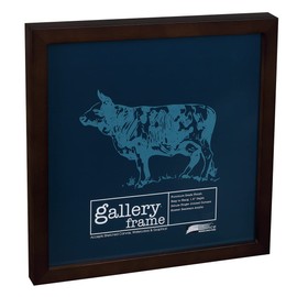 Ambiance Gallery Wood 1.5 Deep Picture Frames - 8x8" Espresso Wood Frame, Shatter-Resistant Acrylic Glazing & MDF Backing, Horizontal or Vertical Wall Wall Display