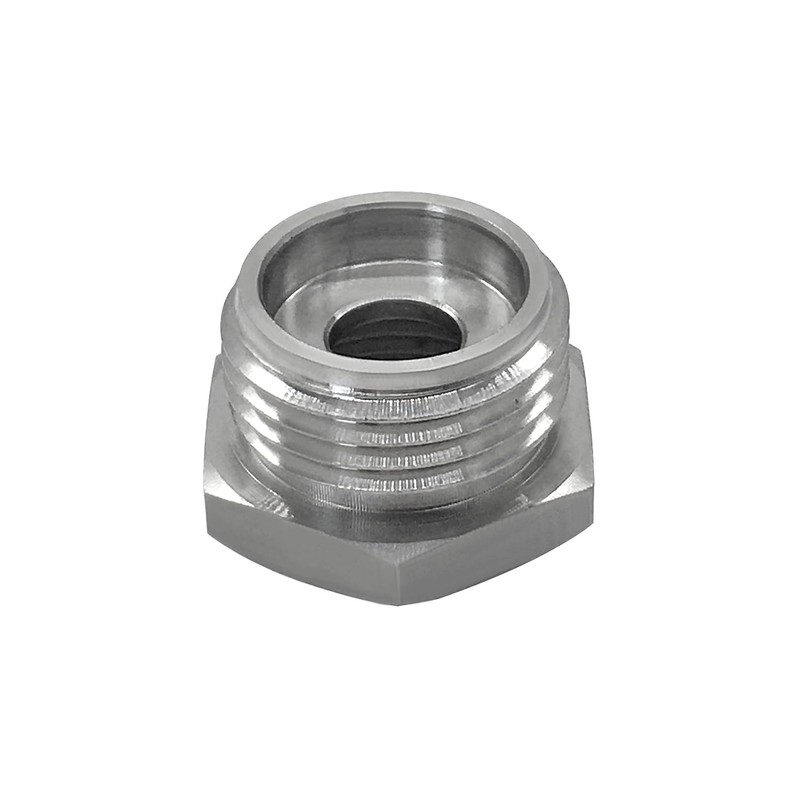 Fitvell Stainless Steel G1/2 Female to GHT 3/4 Male Adapter