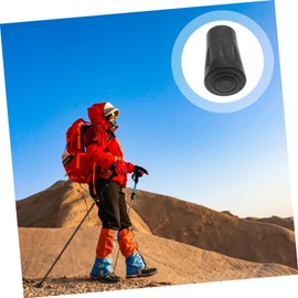 WHAMVOX 50pcs Rubber Tips for Trekking Poles Shock-Absorbing Wear-Resistant Covers for Hiking and Walking Sticks for Enhanced Grip and Stability Various Terrains