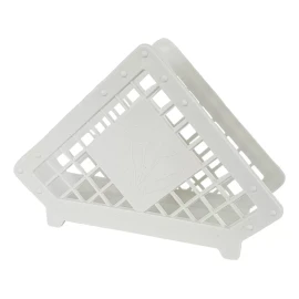 Boris Servilletero De Platico Blanco 14cm Largo Servilletero Mesa