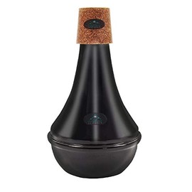 Eastrock Trumpet Practice Mute,Lightweight Aluminum Trumpet Mute Silencer for Jazz,Classic,Beginners and Students（Black）