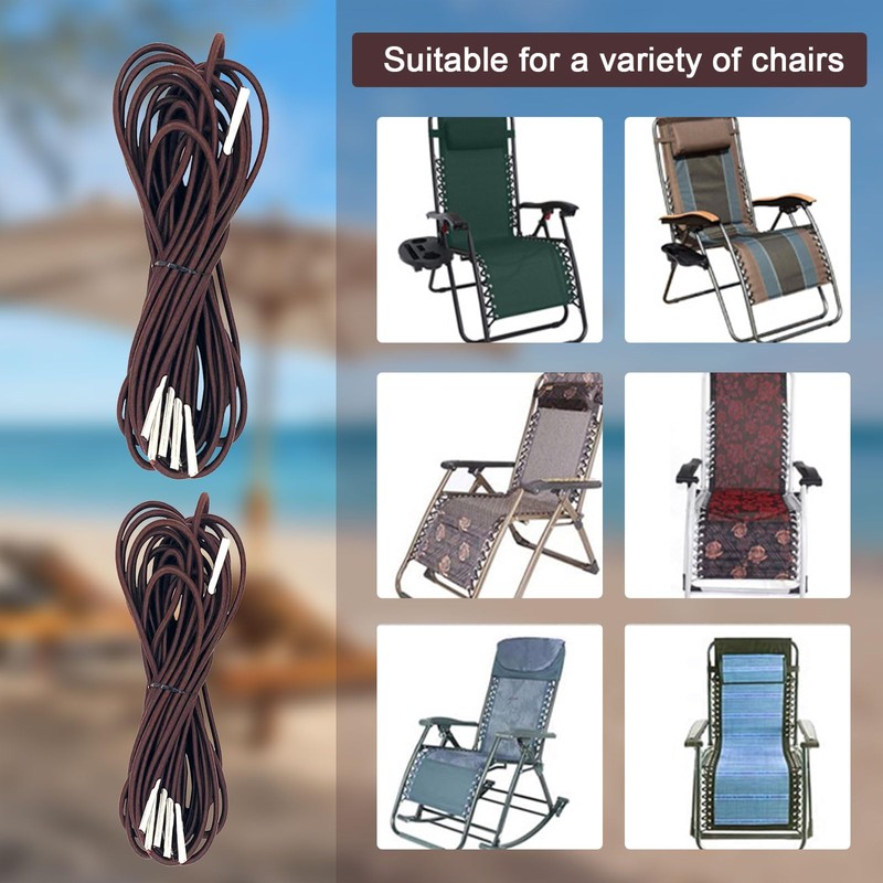 TSHAOUN 4 Pack Sun Loungers, Universal Zero Gravity Chair Repair