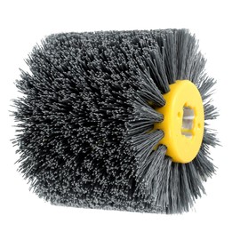 Sanding Brushes for Wood #320 Grit Nylon Brush for Angle Grinder Drill Bristle Brush Wood for Deburring Rust Grinding and Polishing (320 Grit)