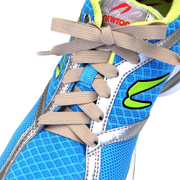 Slacklace Elastic Shoelaces - Flat Lace, No Lock, No Re-Tie