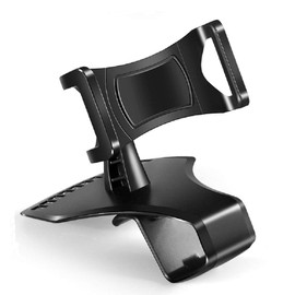 DFV mobile - 3 in 1 Car GPS Smartphone Holder: Dashboard/Visor Clamp + AC Grid Clip for 360 N4s - Black