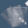 M&G 12 Pack Plastic Envelopes File Folders, Clear Folders for