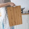 TH2010 Paquete 3pz Tabla De Bambú Madera Para Picar Alimentos