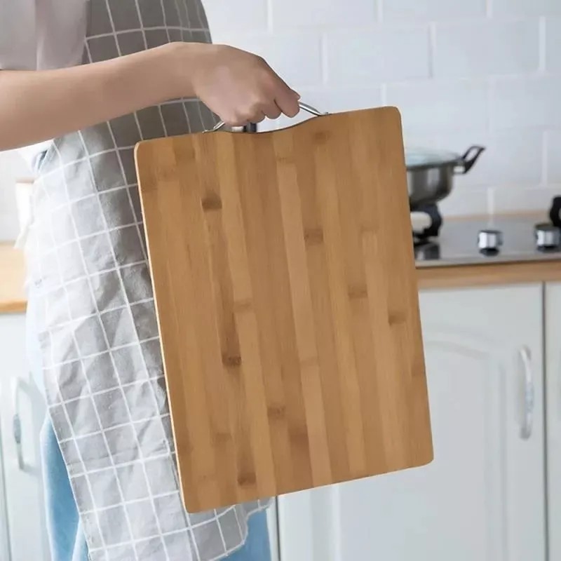 TH2010 Paquete 3pz Tabla De Bambú Madera Para Picar Alimentos