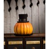 Bethany Lowe Dr. Jekyll Pumpkin Jack-O-Lantern, Resin, Orange, TD3147
