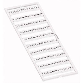 WAGO WMB-Bezeichnungssystem W:L1,L2,L3,N,PE(20x) 793-5472
