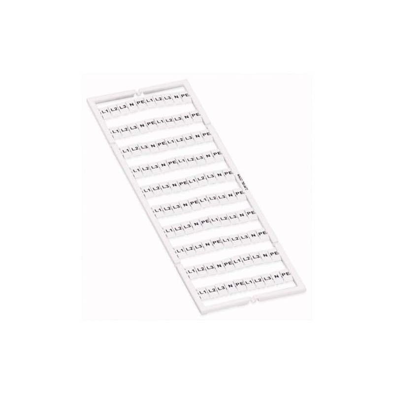 WAGO WMB-Bezeichnungssystem W:L1,L2,L3,N,PE(20x) 793-5472