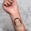 Azeeda 4 x 'Riesenstachelschwein' Temporäre Tattoos - Wasserfest, Hautfreundlich &