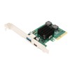 PCIE to USB 3.1 Expansion Card Self Powered 2 Ports