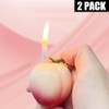 WYZDQYDH 2PACK Pink Windproof Flame Adjustable Lighter,Cool,Jet Torch Flame Lighters,Butane