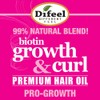 Difeel Biotin Growth & Curl Premium Hair Oil 7.1 oz.
