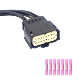 7 Wire Headlight Connector Plug Harness Repair Pigtail for Ford Fusion 2013 2014 2015 2016