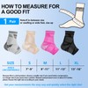 DRNAIETY 2 Pack Copper Ankle Brace for Men & Women