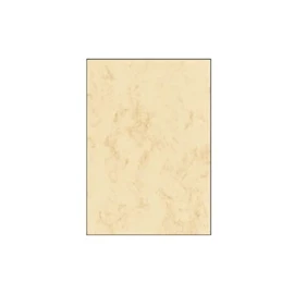 Sigel DP907 Marbled Papers, Beige, A5, 60.8 lbs, 100 Sheets