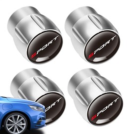 Tire Valve Stem Covers | 4X Aluminum Alloy Car Valve Stem Cap - Leak-Proof Truck Wheel Air Valve Caps With Rubber Ring For Motorcycles