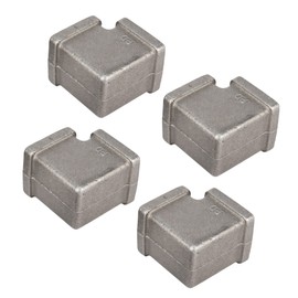 PIPE DECOR 1/2" Black Iron Square 90 Degree Elbow Build Industrial Vintage DIY Furniture & Shelving (4-Pack)
